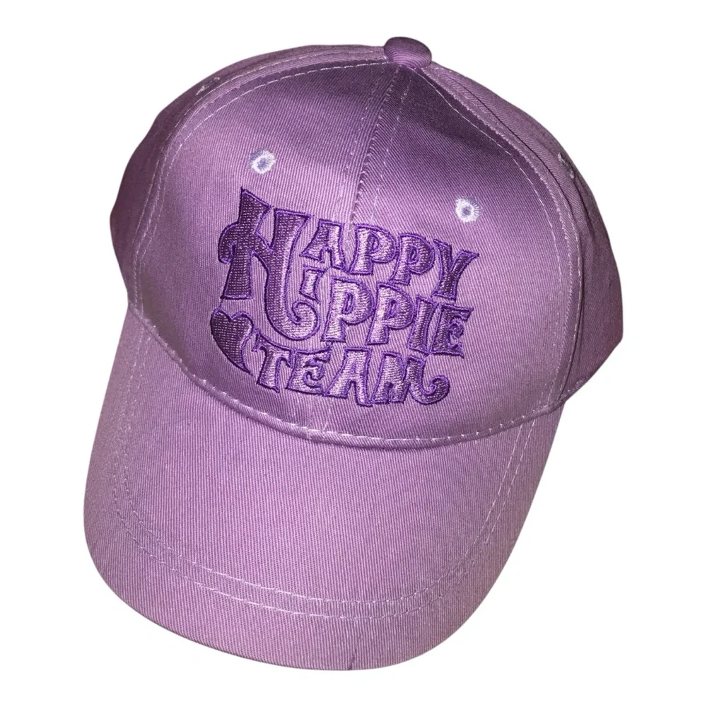 Purple Youth Hippie Team Kids cap hat Retro Deadstock KidCore